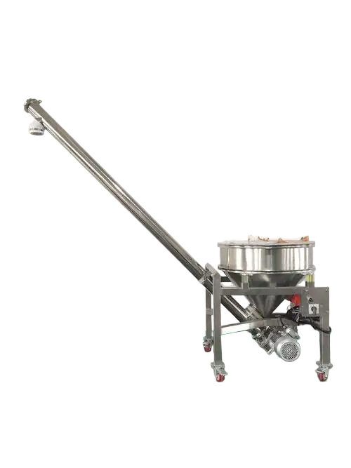 株洲螺旋上料機(jī)-化工食品行業(yè)高效輸送解決方案-螺旋提升機(jī)聯(lián)動(dòng)設(shè)計(jì)